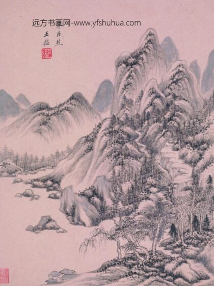 王鉴 仿古山水册 4 1.jpg