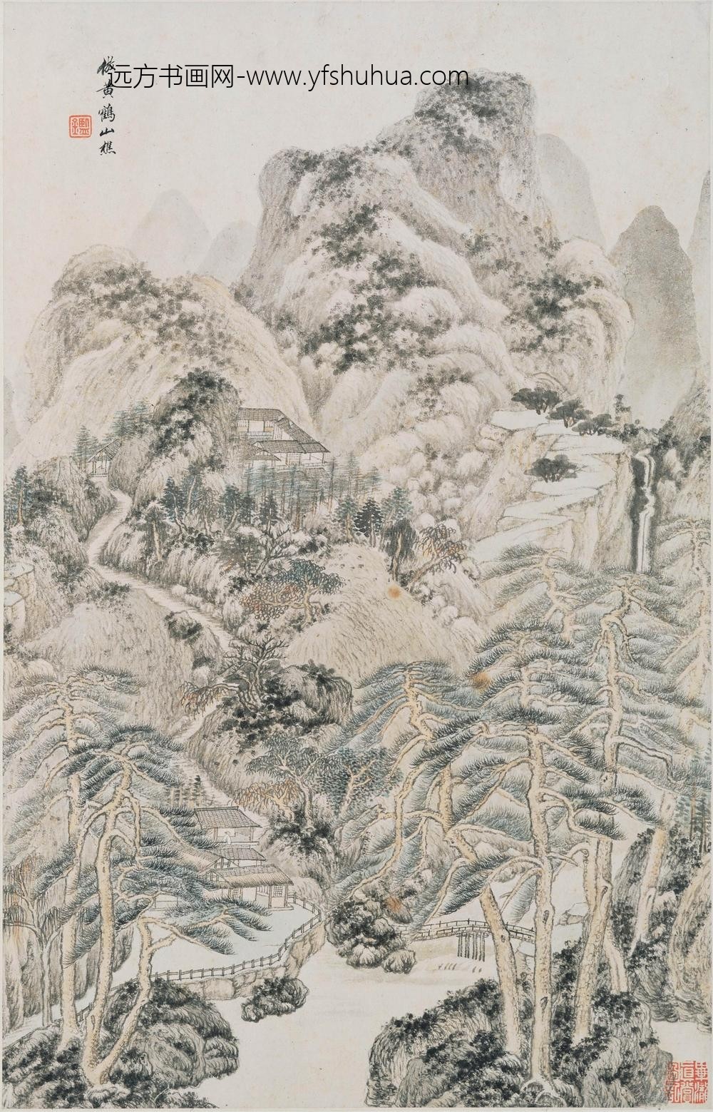 王鉴_仿宋元山水册_