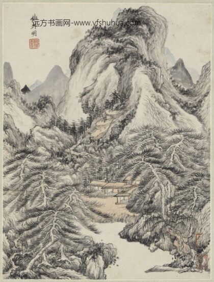 王鉴 山水图轴 1.jpg