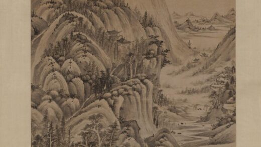 王鉴 水阁对话图轴.jpg