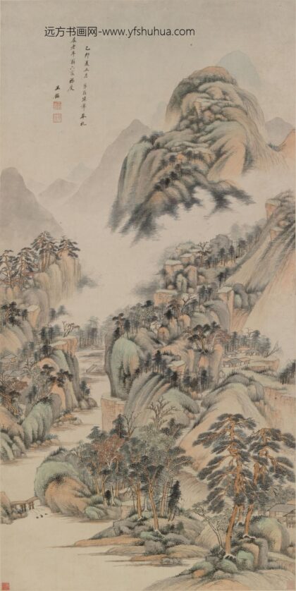 王鉴 青绿山水轴.jpg