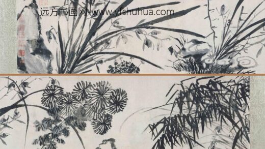 王铎 兰竹卷.jpg