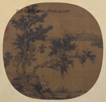 盛懋 秋江垂钓图纨扇页.jpg