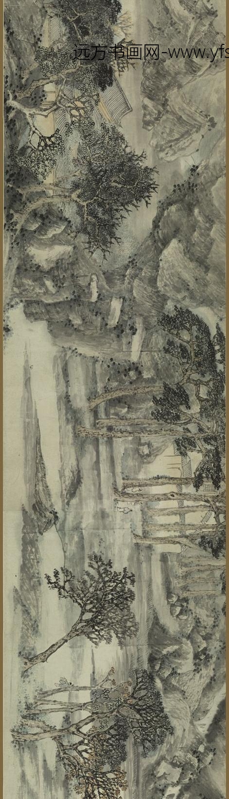 盛茂烨_溪山深秀图卷_