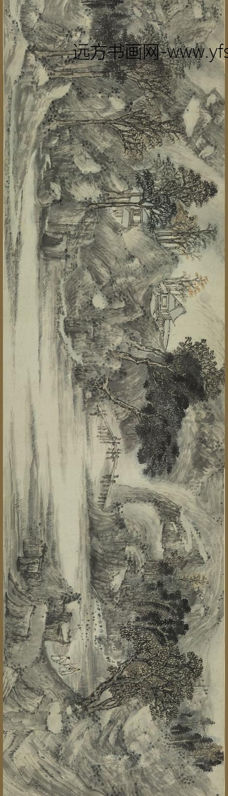 盛茂烨_溪山深秀图卷_