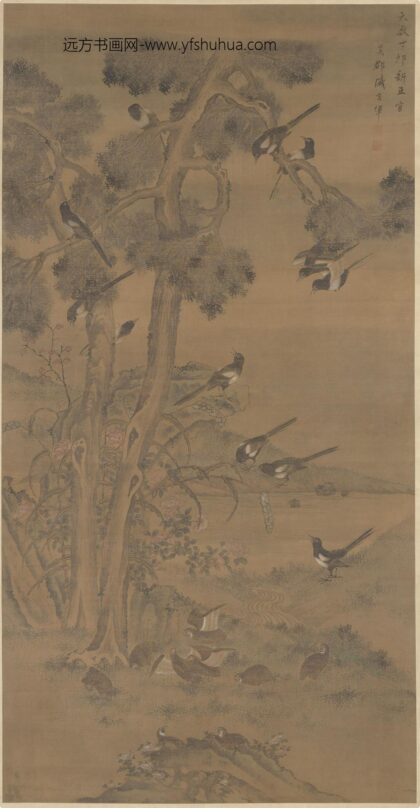 盛茂烨 花鸟轴.jpg