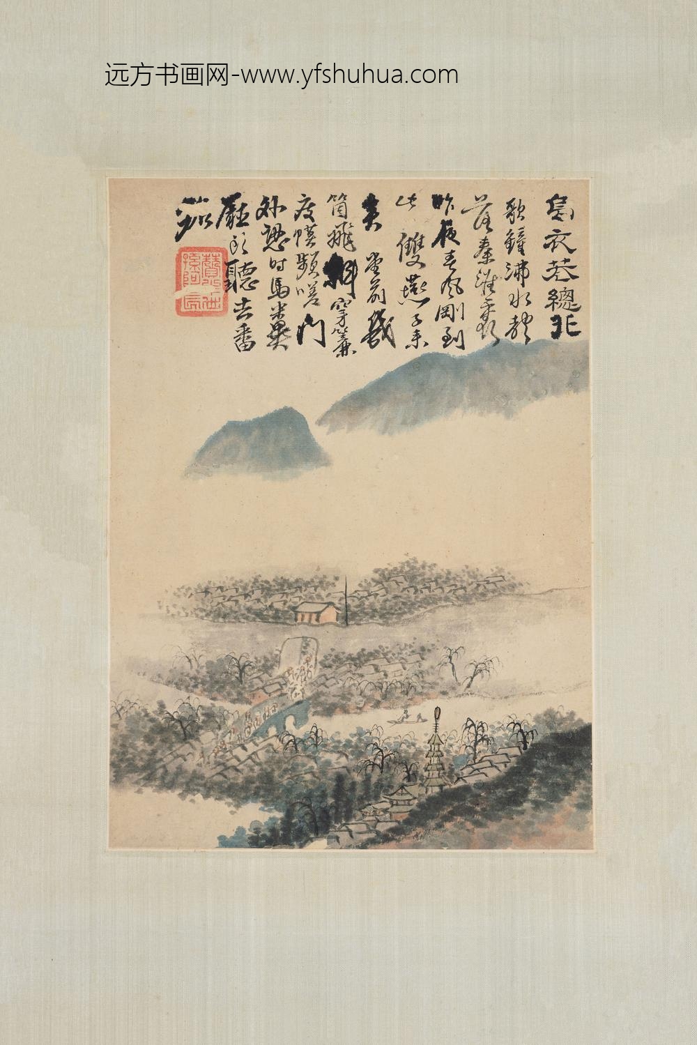 石涛_乌衣巷图轴