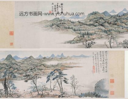 石涛 余杭看山图卷.jpg