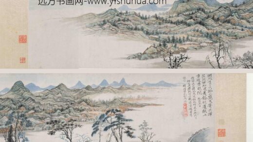 石涛 余杭看山图卷.jpg