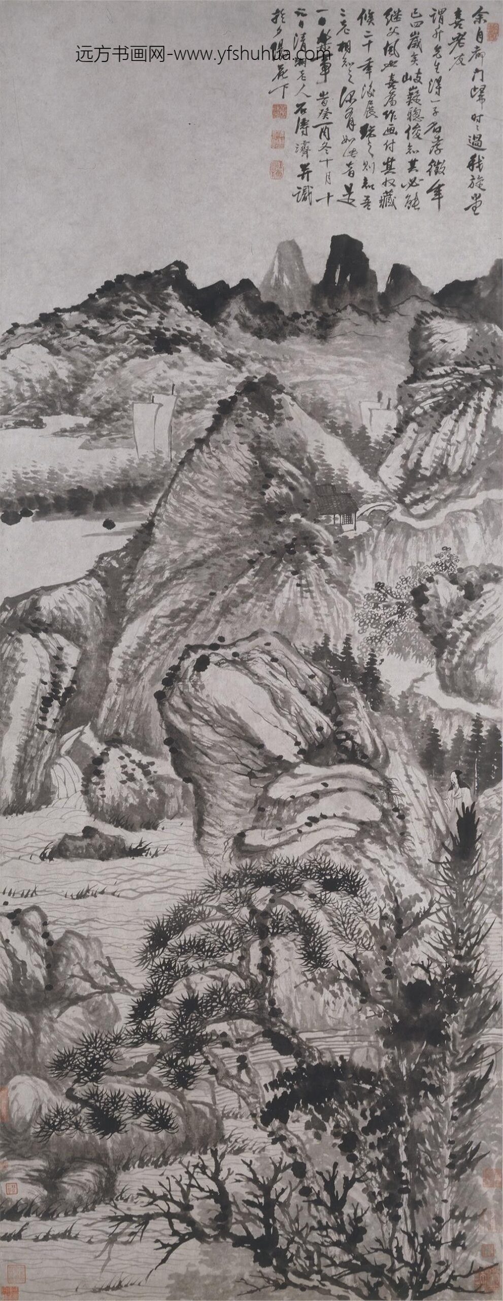 石涛_山林乐事图