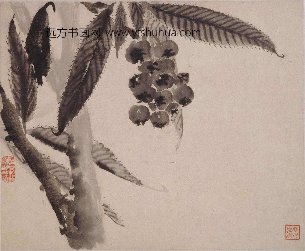 石涛_山水人物花卉册_