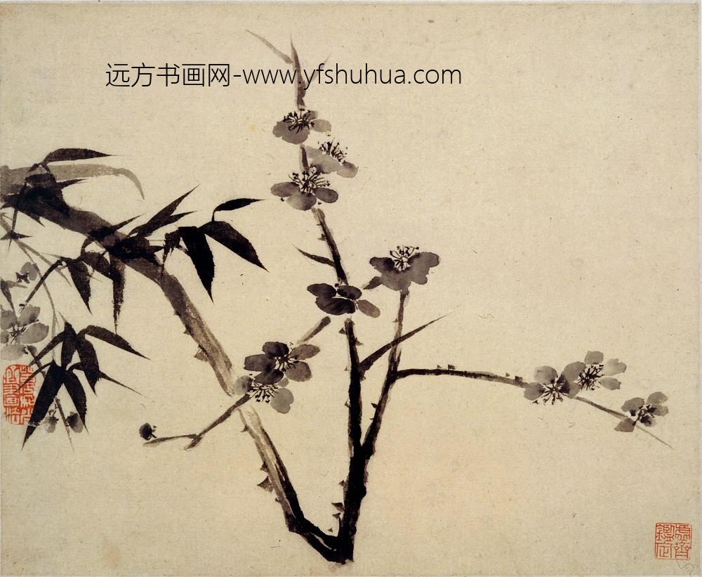 石涛_山水人物花卉册_