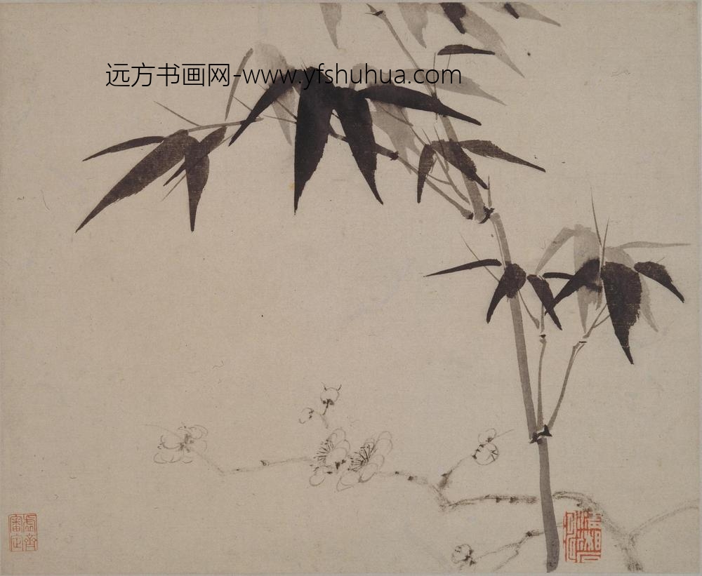 石涛_山水人物花卉册_