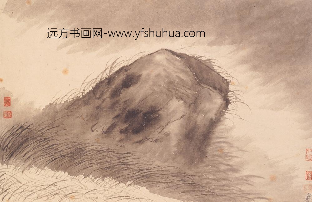 石涛_山水花卉册_