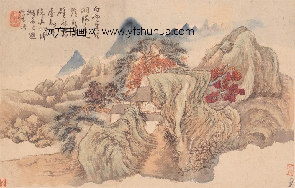 石涛_山水花卉册_