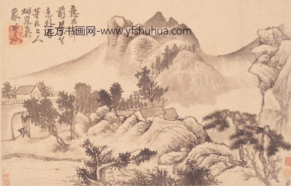 石涛_山水花卉册_