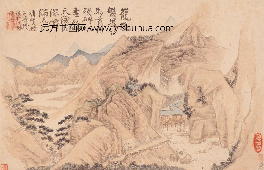 石涛_山水花卉册_