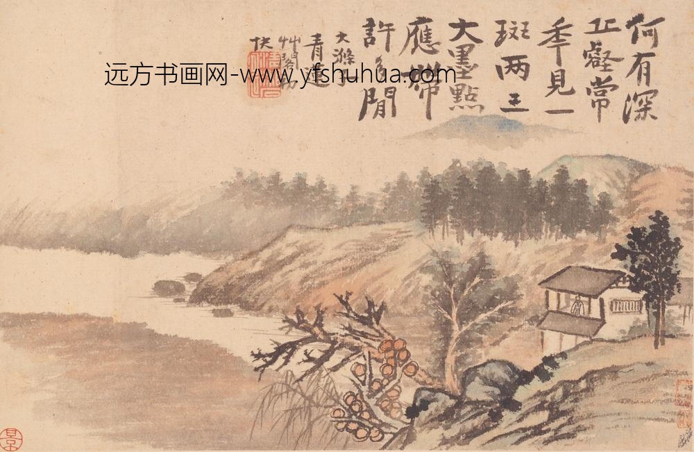 石涛_山水花卉册_