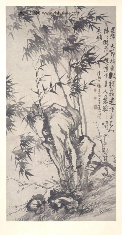 石涛 梅竹图轴 2.jpg