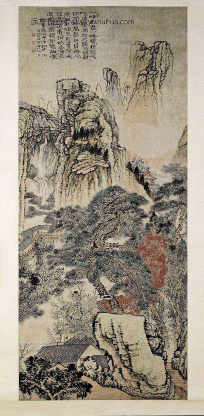 石涛 游华阳山图轴.jpg