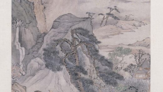 石涛 翠壁长松图轴.jpg