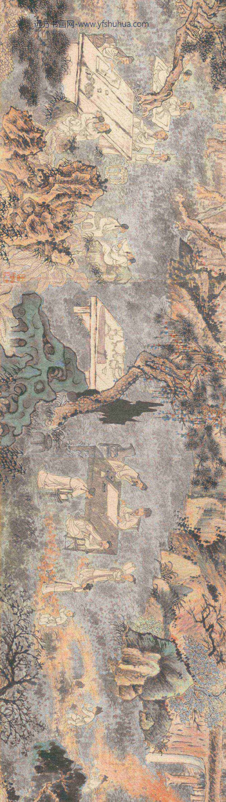 石涛_西园雅集图卷_