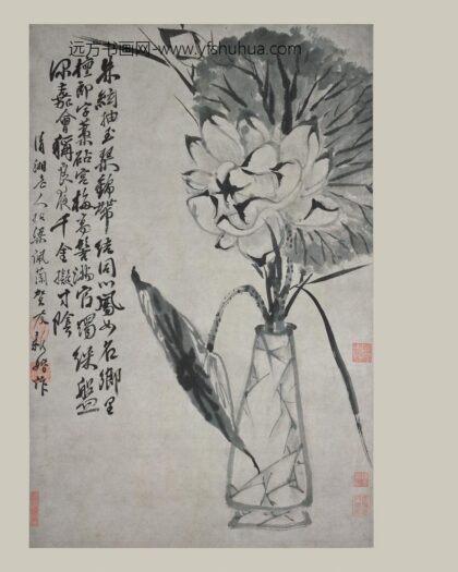 石涛 锦带同心图轴.jpg