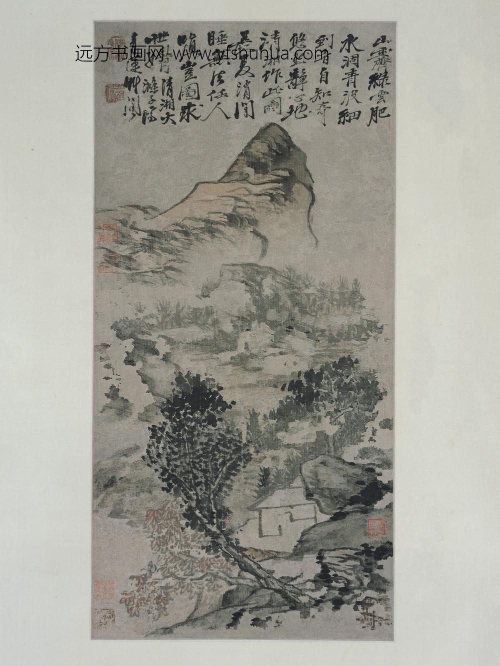 石涛_长夏消闲图轴