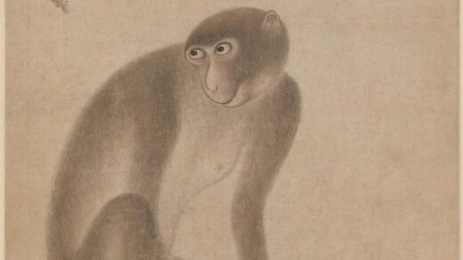 章于 蜂猿图轴.jpg