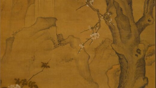 童垲 花鸟轴.jpg