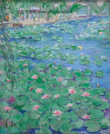 胡善馀Hu Shanyu 三潭印月睡莲Water Lilies at San Tan Yin Yue.jpg