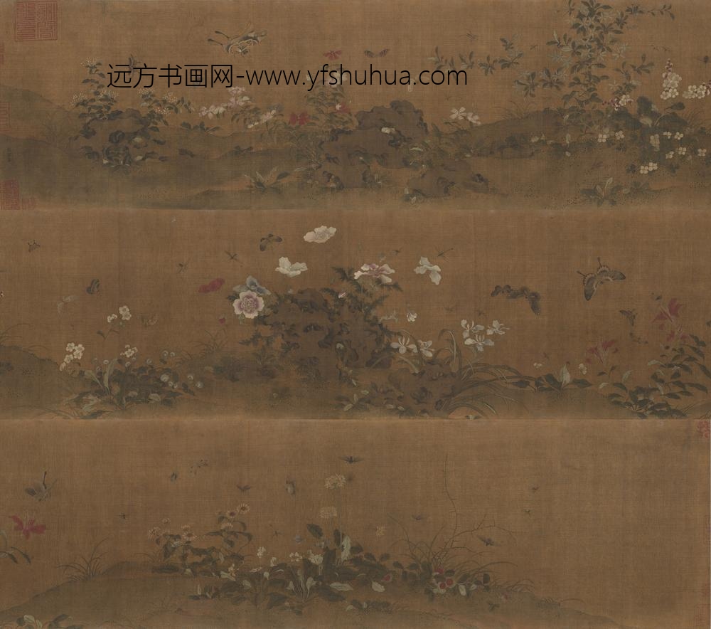 艳艳女史_草虫花蝶图卷