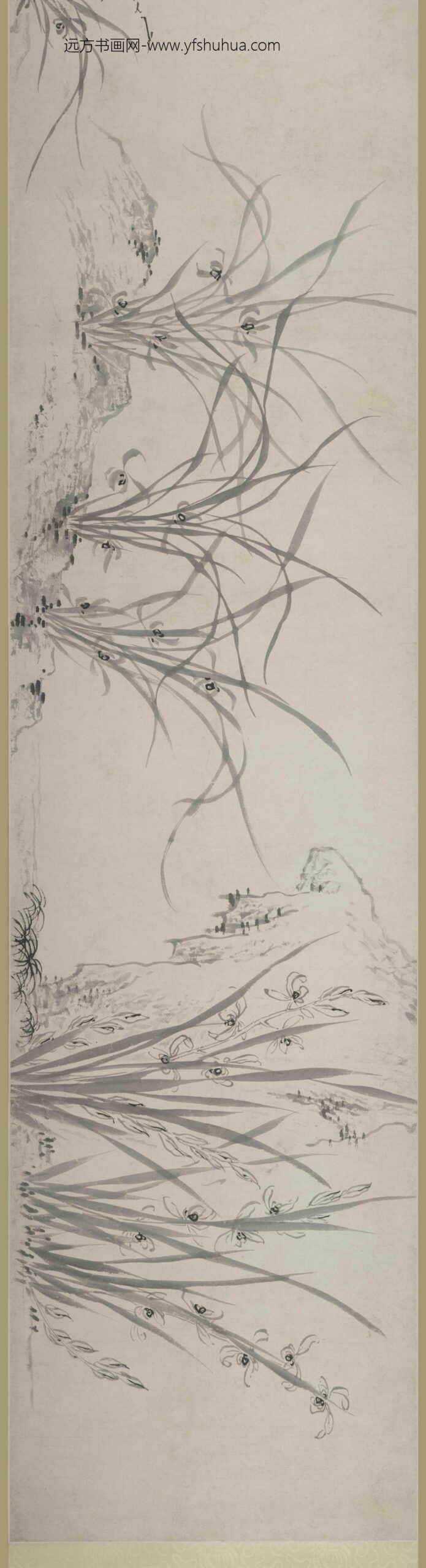 苏宣_张复兰石图卷_