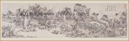 萧云从 关山行旅图卷.jpg