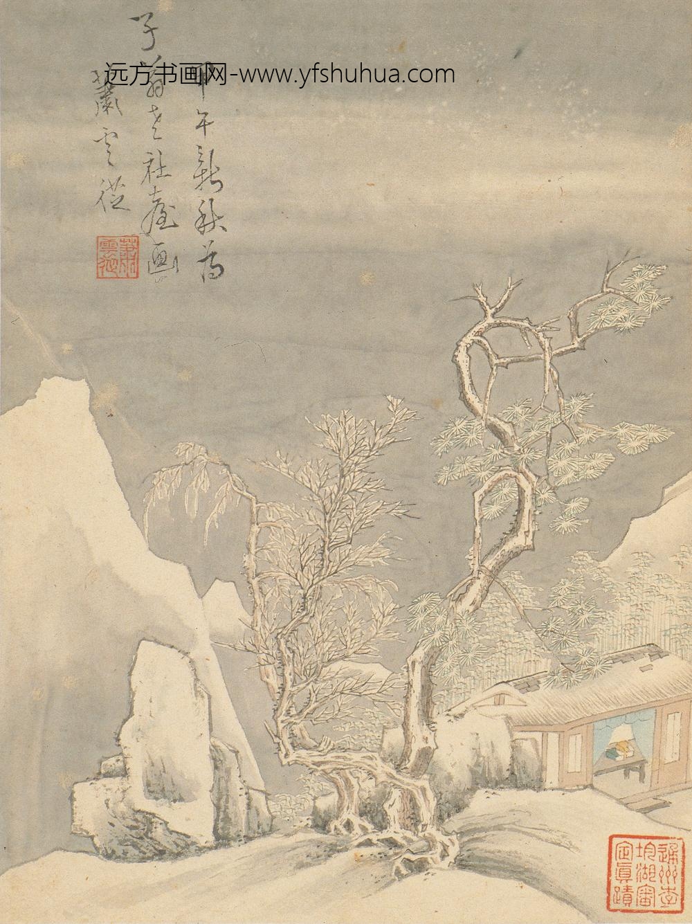 萧云从_山水册_