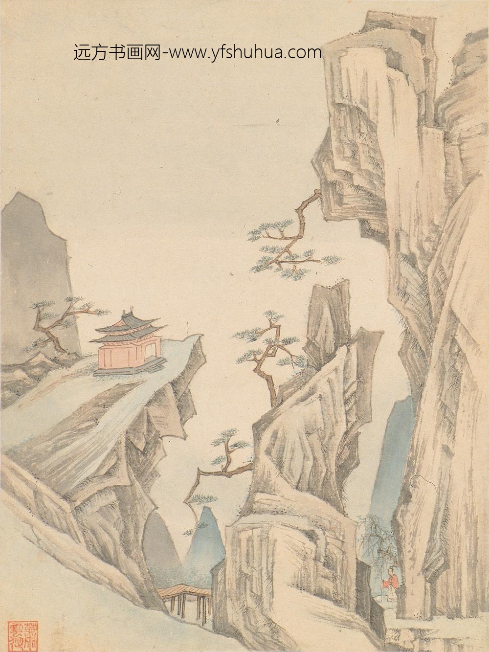 萧云从_山水册_