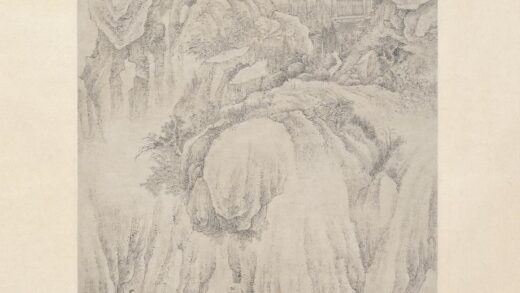 萧云从 百尺明霞图轴.jpg