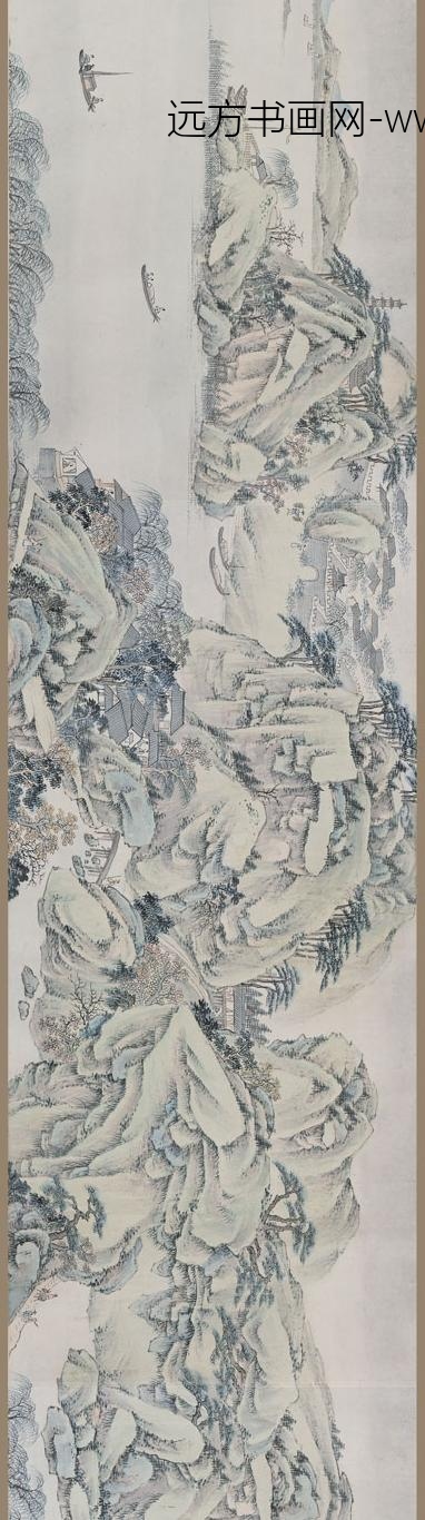 萧云从_青绿山水图卷_