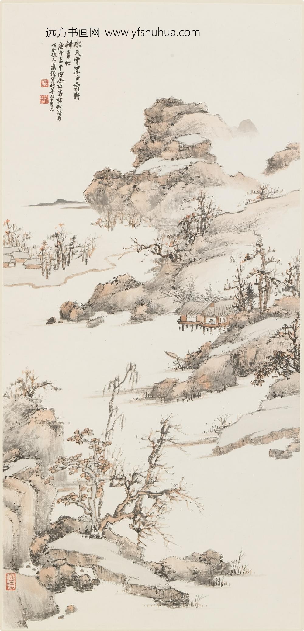 萧俊贤_山水图轴