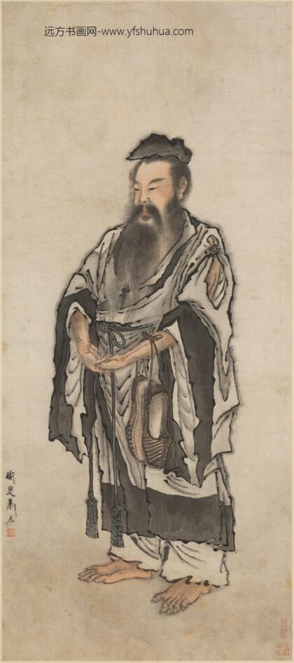 萧晨 吕纯阳像轴.jpg