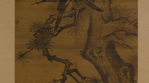 萧海山 苍松四喜图轴.jpg