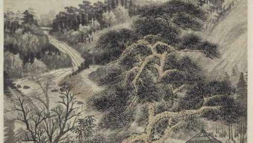 薛宣 仿董源山水轴.jpg