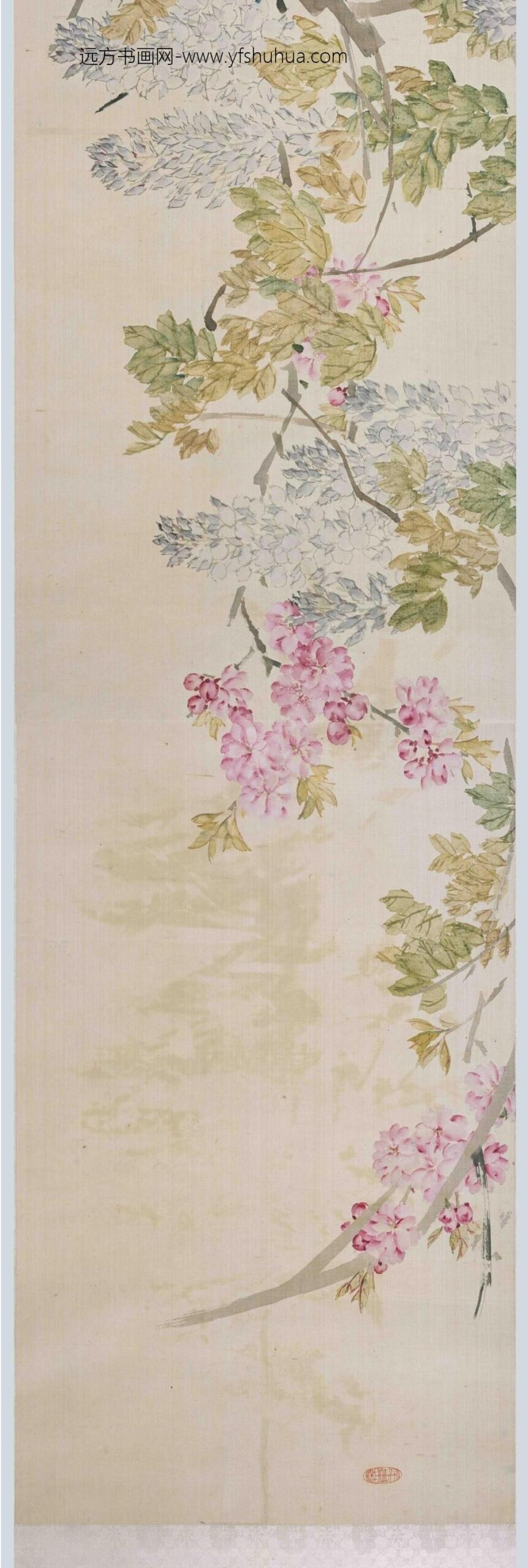 虚谷_花卉图卷_