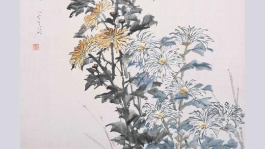 虚谷 菊花图轴.jpg
