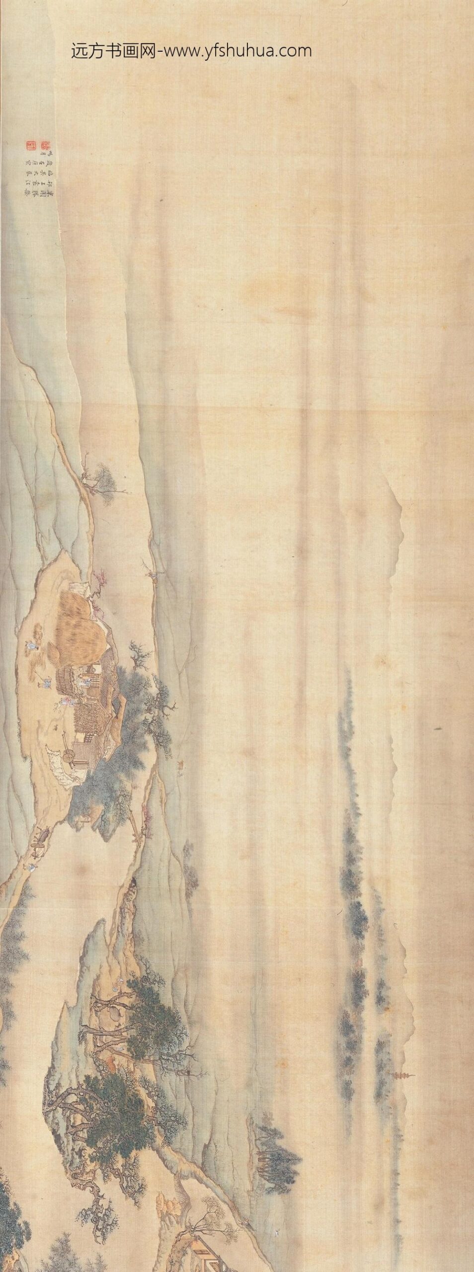 袁江_东园图卷_