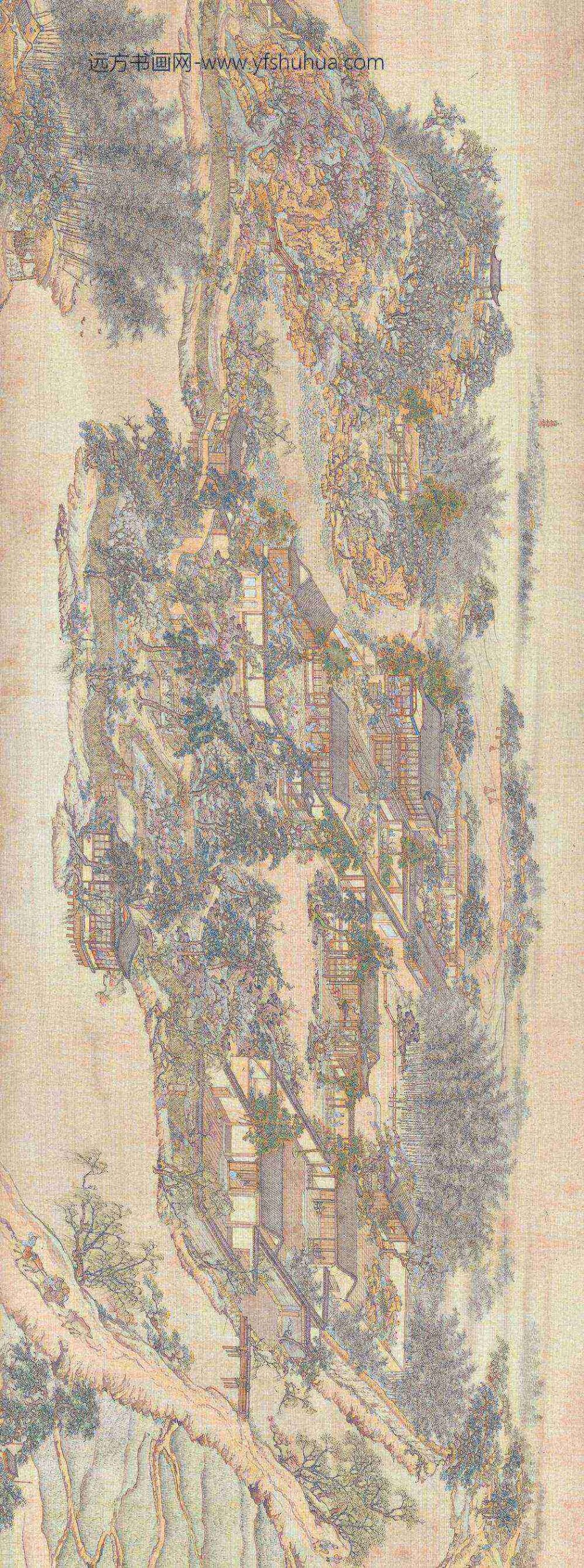 袁江_东园图卷_