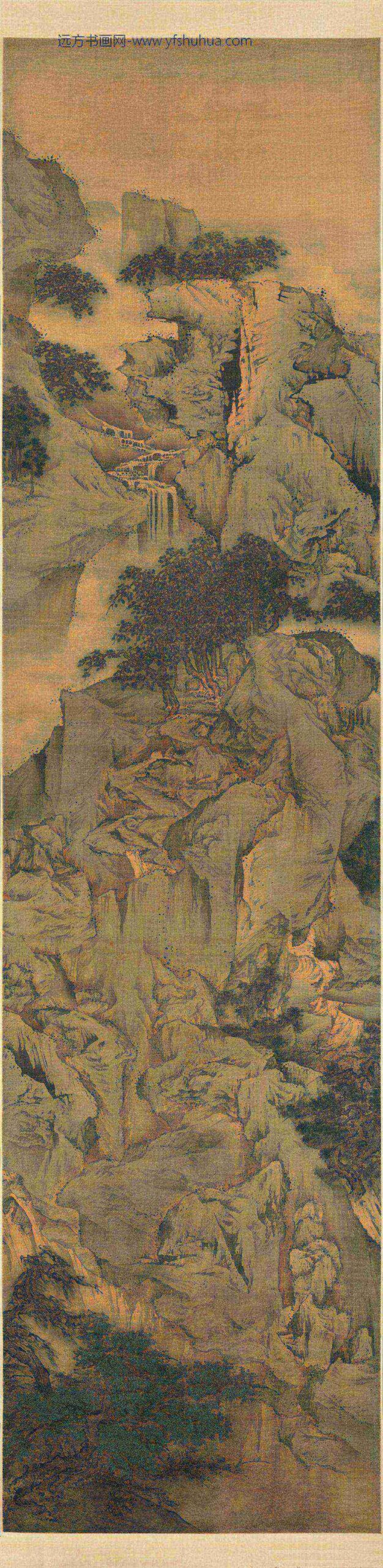 袁江_桃源仙境通景屏_