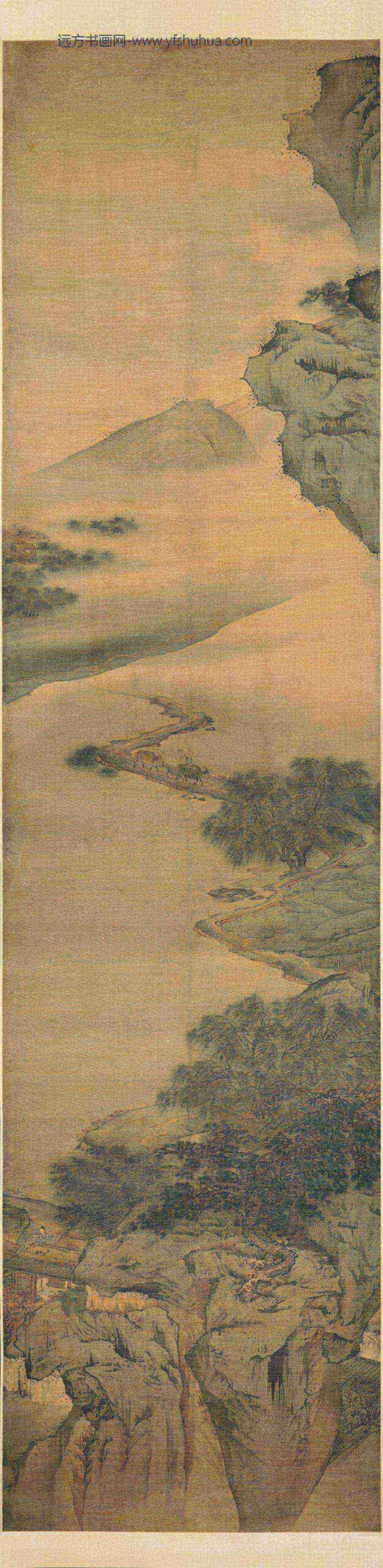 袁江_桃源仙境通景屏_