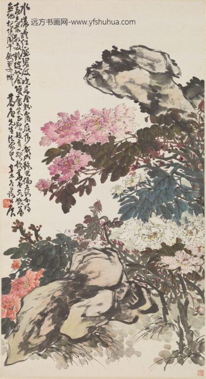 谢公展 牡丹图轴.jpg