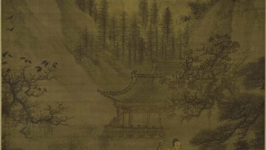 谢时臣 万里无云诗意图轴.jpg